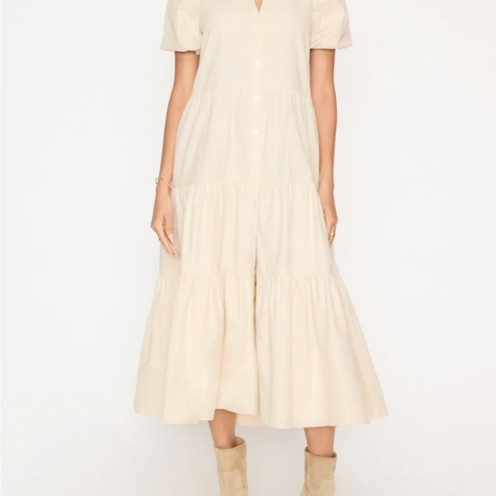 Brochu Walker Havana Cream Maxi Dress